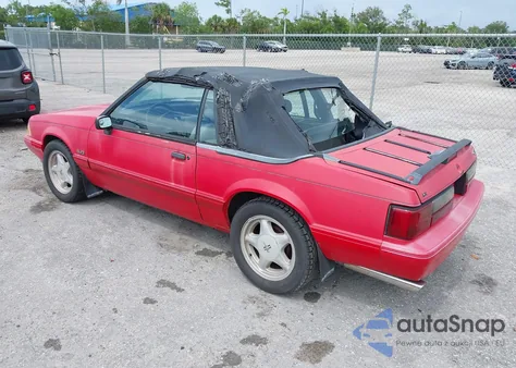 1992 Ford Mustang Lx из США, поврежденный, VIN 1FACP44E6NF168239